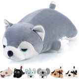 meowtastic Cute Weighted Stuffed Animals - 21 3.5 lbs Weighted Husky Stuffed Animal Huskies Plush Pillow, Big Weighted Stuffed