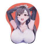 Boo Ace Orange Anime Mouse Pads Boob Oppai Gaming 3D Mousepads 2Way Skin