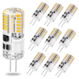 DOPKUSS G4 LED Light Bulbs 3W Bi-pin 30W T3 Halogen Bulb Equivalent, AC/DC 12V Warm White 3000K, Non-dimmable LED Bulb for Home 