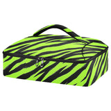 SyXIOP Insulated Casserole Carrier Bag Fur Print Tigers Costume Lemon Green