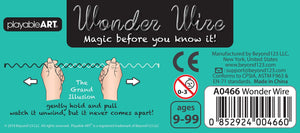 PLAYABLE ART Wonder Wire - Magic Before You Know it - The Grand Optical Illusion