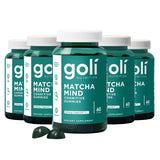 Goli Matcha Mind Gummies - 300 Count - Green Tea Leaves Powder with Cognizin for Focus, Attention and Brain Health, Vegan, Non-G