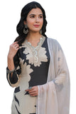 Gosriki Women'S Rayon Viscose Printed Straight Kurta With Pant & Dupatta (5Jee Black-Vks01-Gs_M_Black_Medium),Black,,B0DSKPQFLX
