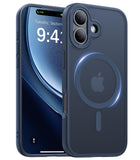 KCQNine Magnetic for iPhone 17 Case,[Anti-Slip][Compatible with MagSafe][Military Grade Drop Protection] Shockproof Protective T