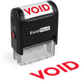 ExcelMark Void Stamp Self-Inking Rubber Stamp - Red Ink for Office Use, Ideal for Efficient Document Management with Void Stamps