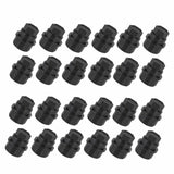 FZJDSD 24pcs 15646250 Black Wheel Lug Nut Caps Covers fit for Chevy fit for Cadillac fit for Gmc 1500 2500 Truck Thread Size M27