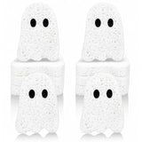 JarThenaAMCS 8 Pcs Halloween Kitchen Sponges, Water Absorbing, White Ghost