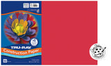PACON TruRay Sulphite Construction Paper, 12 x 18 Inches, Red, 50 Sheets (102994)