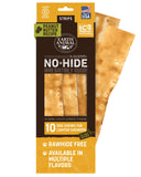 Earth Animal No-Hide Strips Peanut Butter Recipe Natural Rawhide Alternative Dog Chew Treat, Value Pack 3.8 Oz