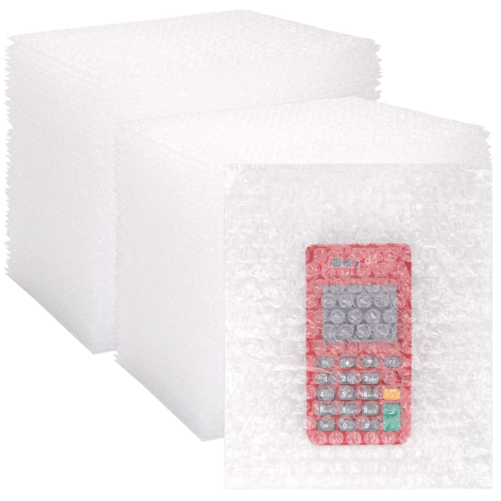 100Pcs Bubble Out Bags Pouches 7.10x 8.20 Bubble Pouches Cushioning Packaging Bags, Double Walled Cushioning Bags Thickening