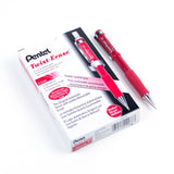Pentel TwistErase III Mechanical Pencil, 0.7mm, Red Barrel, 12 Count(QE517B)