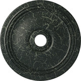 Ekena Millwork CM24DIPTC Diane Ceiling Medallion, 24OD x 3 5/8ID x 1 1/4P (Fits Canopies up to 6 1/4), Hand-Painted Painted Turt
