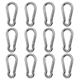 Outmate 304 Stainless Steel Carabiners -2 inch Heavy Duty, Durable & Rust-Free Clips for Gym, Swing, Dog Leashes, Hammocks, Keyc