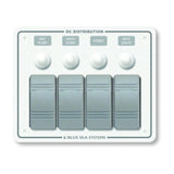 Blue Sea Systems 8272 4 Position Horizontal Mount Water Resistant Panel White