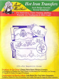 for Decorative Linens Aunt Marthas Hot Iron Embroidery Transfer