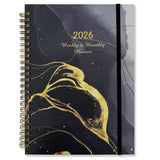 2026 Planner - 2026 Weekly and Monthly Planner, Planner 2026, Jan. 2026 - Dec. 2026, 6.5 x 8.5 , Monthly Tabs & Pocket, Hardcov