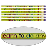 Really Good Stuff 163697 Really Good Stuff Growth Mindset Pencils, Assorted