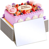 DGB 12 Pcs 14x10 Cakes Boards Rectangle White, Quarter Half Sheet Cake Board, Cake Cardboard Rectangle, Greaseproof Sturdy Desse