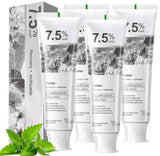 4 Pack Toothpastes,7.5% Toothpaste for Enamel Protection and Tooth Strengthening, Gentle Mint, Fresh Breath, Daily Use for Oral 