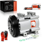 A-Premium Air Conditioner AC Compressor with Clutch Compatible with Ford Ranger 1990-2001, F-100 Ranger 1996-2000 & Mazda B2300 