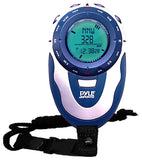 Pyle Multifunction Sports Training Handheld Watch - Smart Classic Running Digital Fitness Gear Tracker w/Heart Rate Monitor, Tim
