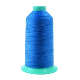 Mandala Crafts Size 277 840D T270 Bonded Nylon Thread - Sky Blue 800 YDs Tex 270 Heavy Duty Sewing Threads for Leather, Jeans, W