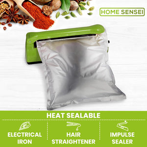 30 Mylar Bags for Food Storage 1 Gallon - Extra Thick 15 Mil - Long Term & Food Grade - Mylar Bags with Oxygen Absorbers 400cc-