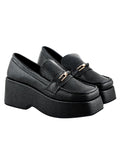 Shoetopia Stylish Solid Buckle Detailed Black Pumps For Women & Girls /Eu37,Black,4,B0DRJFS5V1