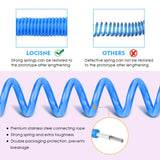Locisne Anti Lost Wrist Link[2 Pack], Child Leash Toddler Safety Harness for Outdoor Activities, 5.9ft (Blue+Orange)