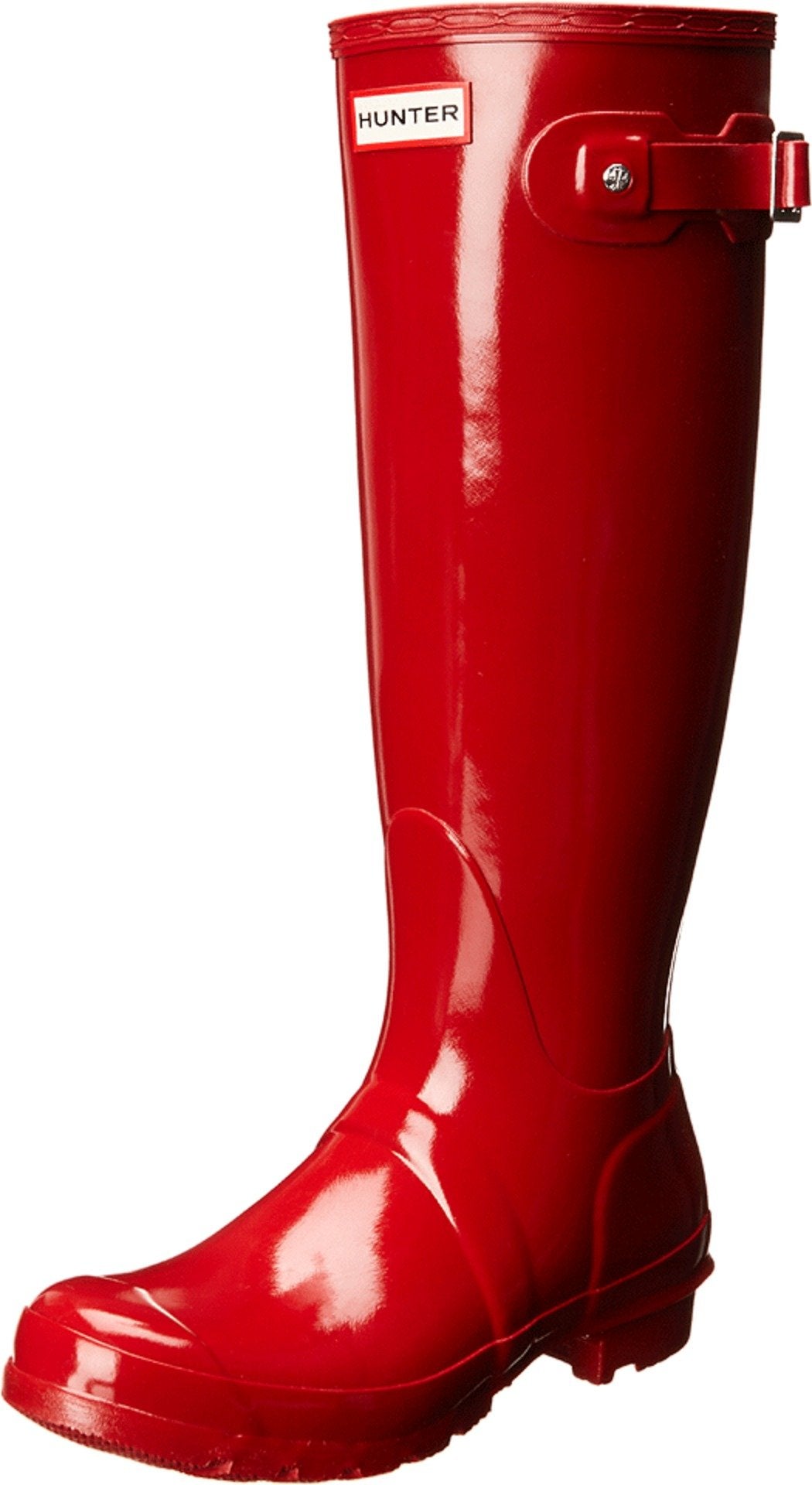 Hunter Women's Original Tall Gloss Snow Boot, Military Red, 8 B(M) US