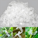 Appster 200Pcs Plant Support Clips Plastic Garden Trellis Clips For Tomato Plant, Cucumber, Vine, Vegetables, Beans, Fruits, Flo