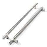 khtumeware 2 Pack 12 Inch(305mm) Drawer Handles Knurled Polished Nickel Cabinet Pulls Drawer Pulls Kitchen Hardware Kitchen Hand