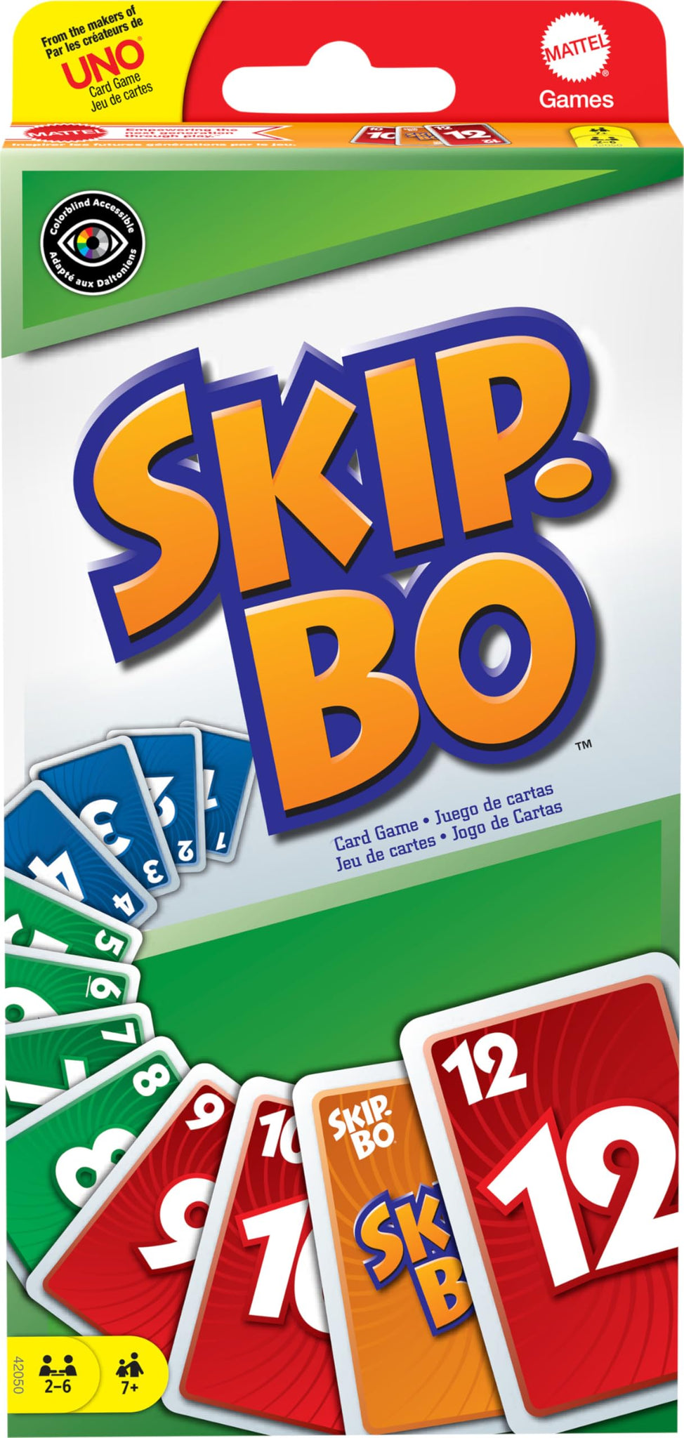 Mattel, Inc. Skip-Bo Board Game