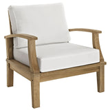 Modway Eei-1818-Nat-Whi-Set Marina Outdoor Furniture, Natural White