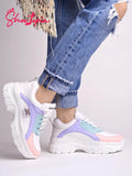 Shoetopia Smart Casual White Sneakers For Girls-Eu41,White,8,B0D5HP56YM