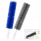 2Pcs Bendable Microfiber Head,Fan Cleaning Brush Bendable Cobweb Duster,Reusable and Washable,Suitable for Cleaning Vents,Ceilin
