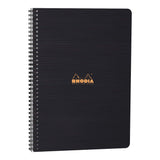 Rhodia Active Meeting Book, A4+, Pre-Printed - Black