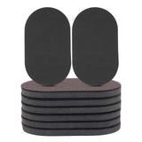 8PCS Furniture Sliders, 3-1/2 x 6 Oval Sliders for Hardwood Floors, Furniture Moving Pads for Heavy Duty Furniture, Movers Slide