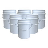 5 Gallon Bucket Only | Made in USA | Food Grade | Durable 90 Mil All Purpose Pail | BPA Free | Premium HPDE | Easy Stack and Sto
