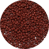 Bala&Fillic Opaque Dark Coffee Color 4mm Seed Beads About 1200pcs/100Grams in Bag, 6/0 Glass Craft Beads for Making Bracelet and