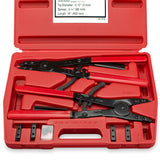 Neiko 02130A Heavy Duty 16 Snap Ring Plier Set, 2 Piece, External and Internal Pliers, Straight, 45, 90 Tips
