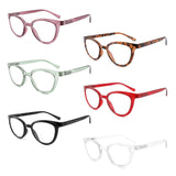 IVNUOYI 6 Pack Reading Glasses Blue Light Blocking Stylish Ladies Readers with Spring Hinges,Anti Glare UV Eyestrain,Computer Ey