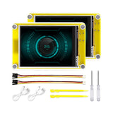 ELECROW Bit Coin Miner NMMiner LCD Display 2 Pack - 2.8 ESP32 CYD Touch Display 1000KH/s Hashrate, Built-in WiFi & BT Mining Dev