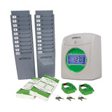 uPunch HN3500 Advanced Time Clock Bundle for Small Business: Complete Employee Time Tracking System with 100 Time Cards, 2 Racks