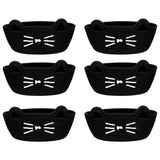 AceOrbit 18 Pcs 6 Pack Halloween Boo Baskets for Gifts Empty Halloween Black Cat Woven Gift Baskets Bulk with Bags Youve Been B