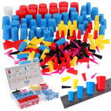 Briwooody 150 Pcs Rubber Plugs 8-Sizes Silicone Tapered Plug Kit 1/15 to 1 High Temp Stoppers for Coating, Hole, Painting Protec