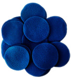 Playfully Ever After Navy Blue Craft Felt Circles (1 Inch 100pc)
