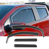 xipoqix Side Window Visor Deflector Compatible with 2023-2025 Chevy Colorado GMC Canyon Crew Cab Visor Trim Cover Replacement fo