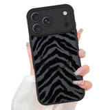 Fiyart Designed for iPhone 17 Pro Max Case Cute Zebra Print for Women Girls Compatible with Magsafe Slim TPU Aesthetic Animal St