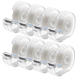Alsisk Transparent Tape With Dispenser And Refills,Use For Gift Wrapping,Home,School And Office Supplies,0.7X1000 Inch, 8 Pack
